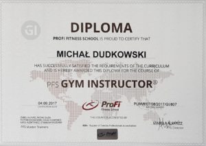 ProFi Gym Instructor Michał Dudkowski